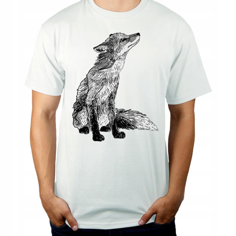 

Siedzący Lis Lisek Fox Koszulka