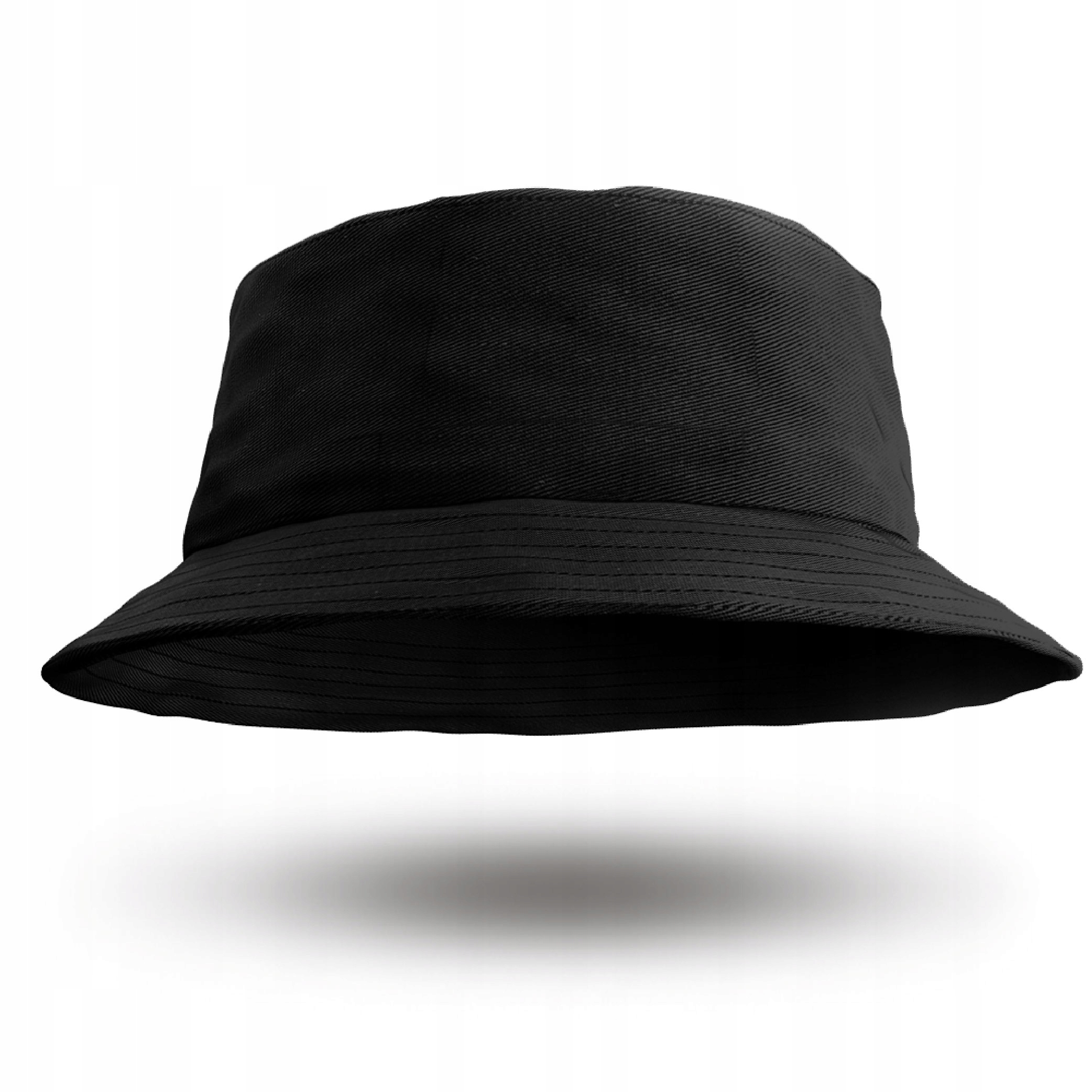 

Czarny Bucket Hat Kapelusz Rybacki Wędkarski Modny