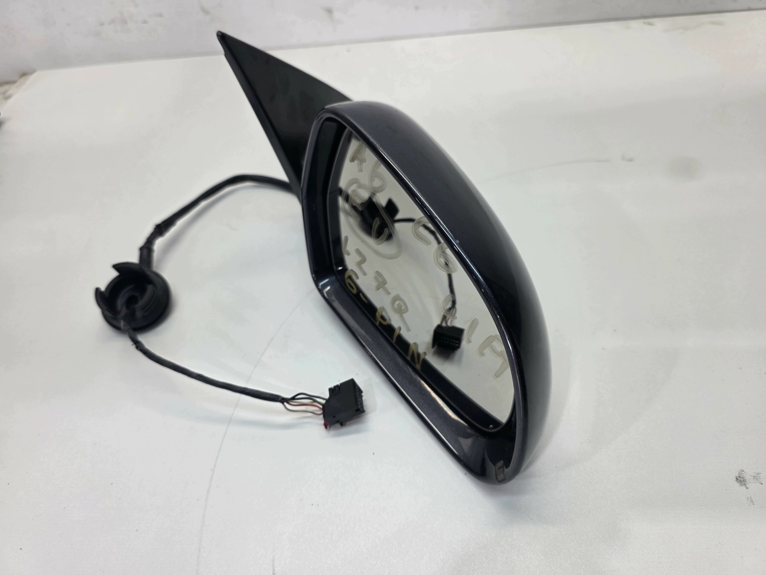mirror right front AUDI A6 C6 LIFT LZ7Q 6-PIN EUROPA