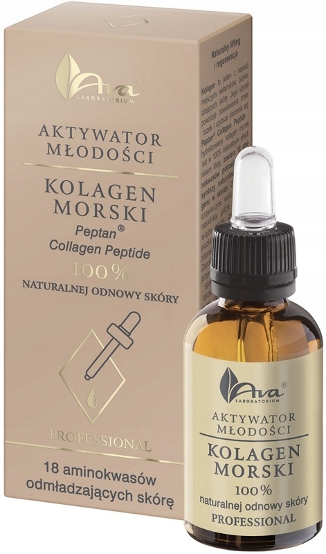 AVA AKTYWATOR MŁODOŚCI kolagen morski 30ml HIT!