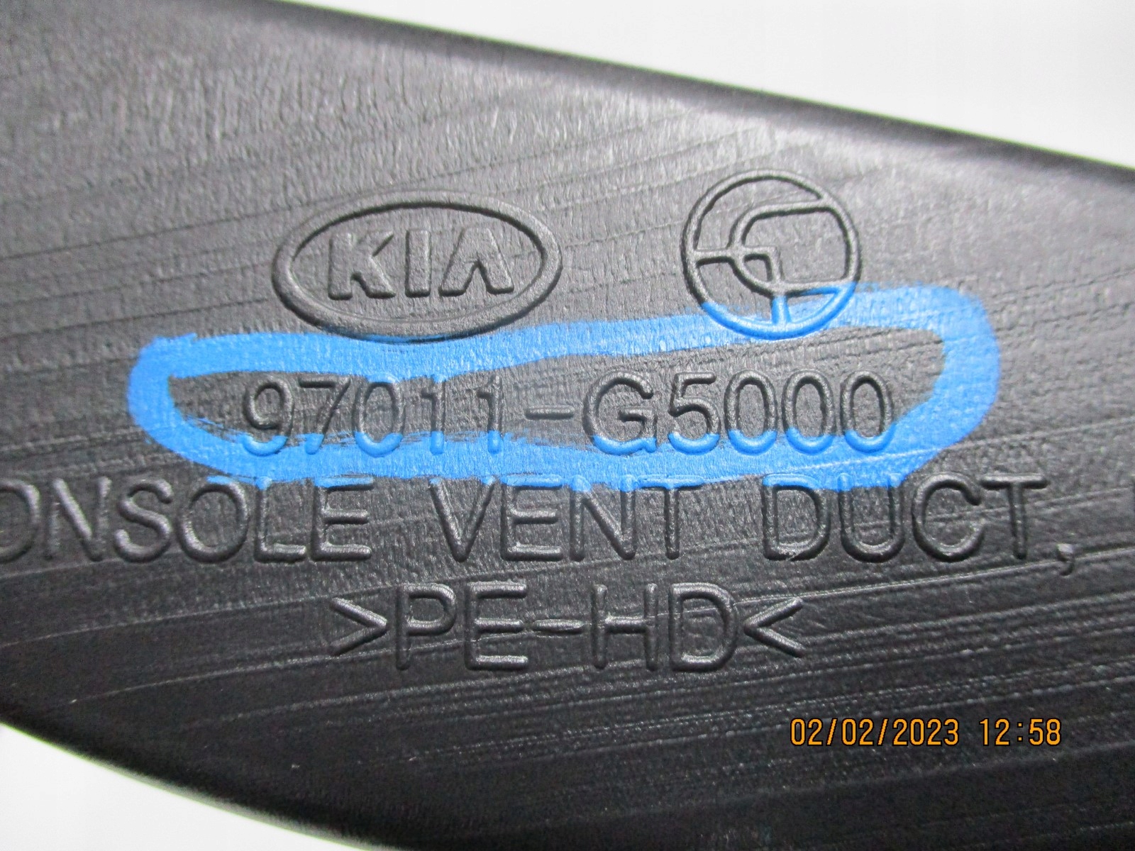 intake air KIA 97011-G5000