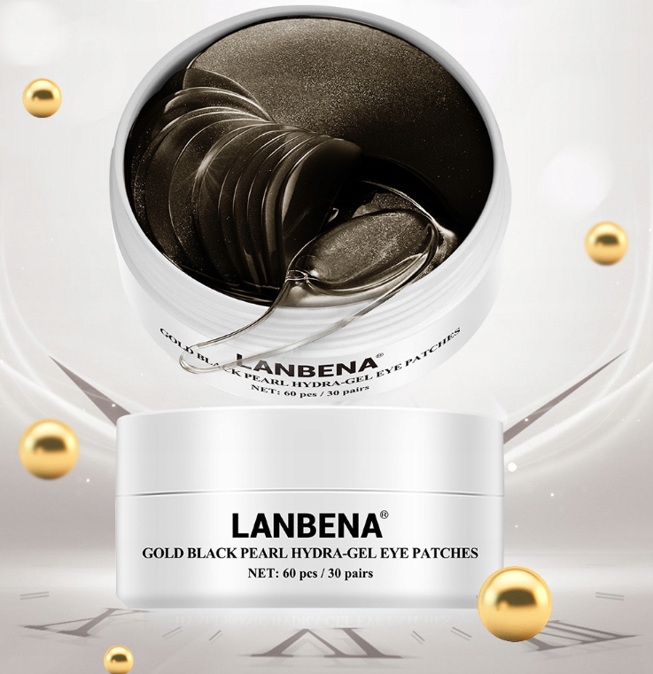 LANBENA PŁATKI POD OCZY PRZECIWZMARSZCZKOWE PERŁA Postać w płacie