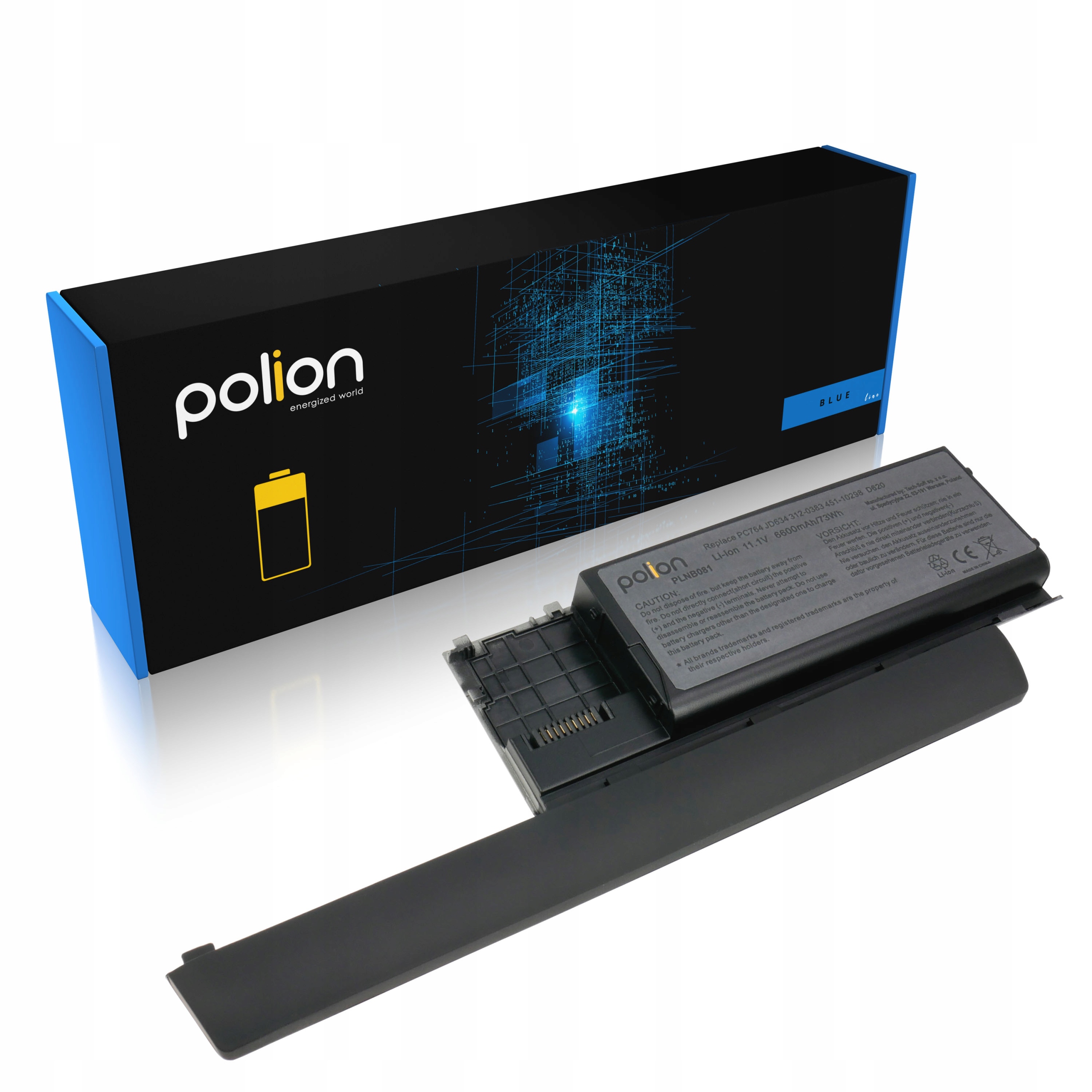 6600 mAh-s akkumulátor Dell Latitude D620 D630 D631 D830N Precision M2300-hoz