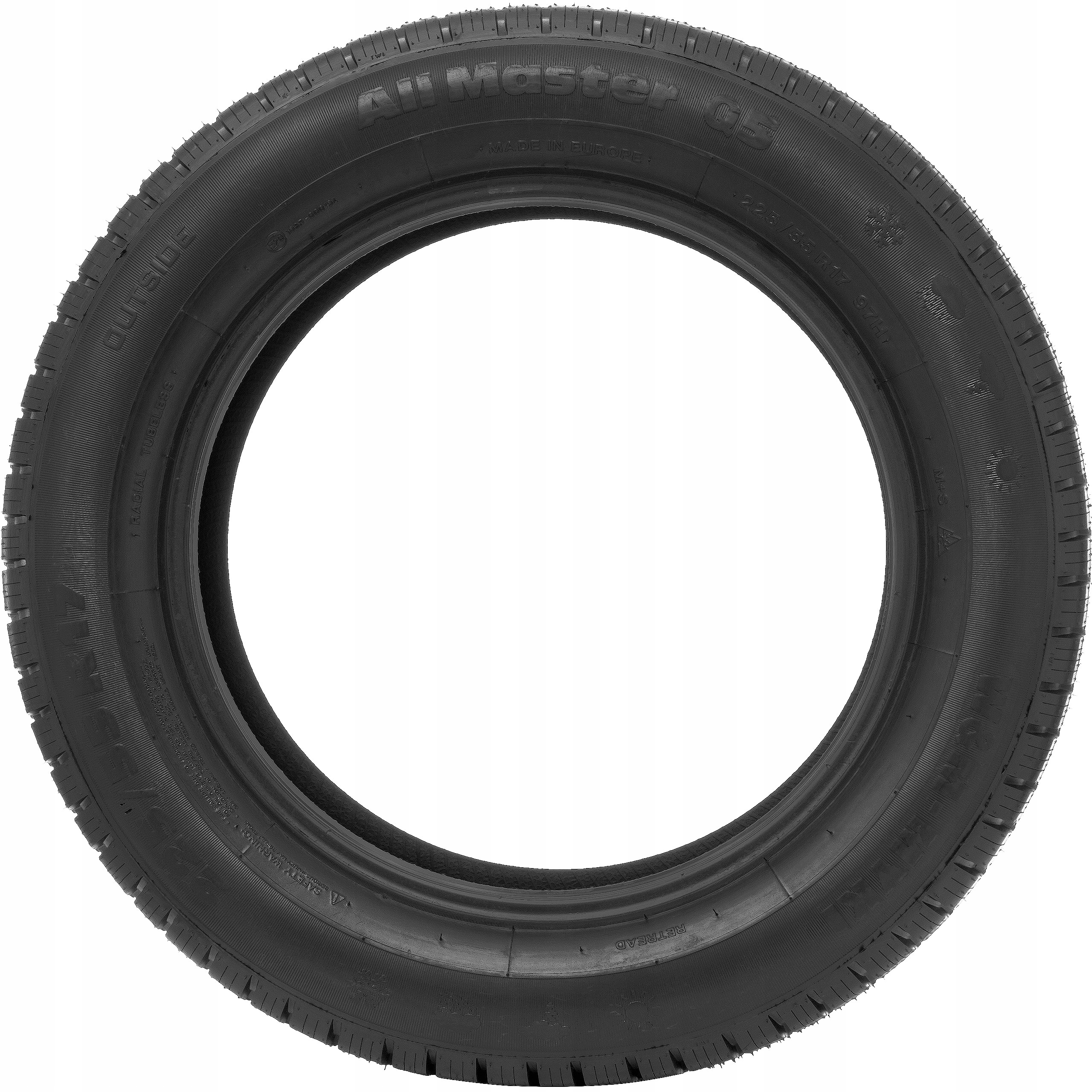 4x Opony Bieżnikowane 225/55 R17 CAŁOROCZNE CICHE Szerokość opony 225 mm