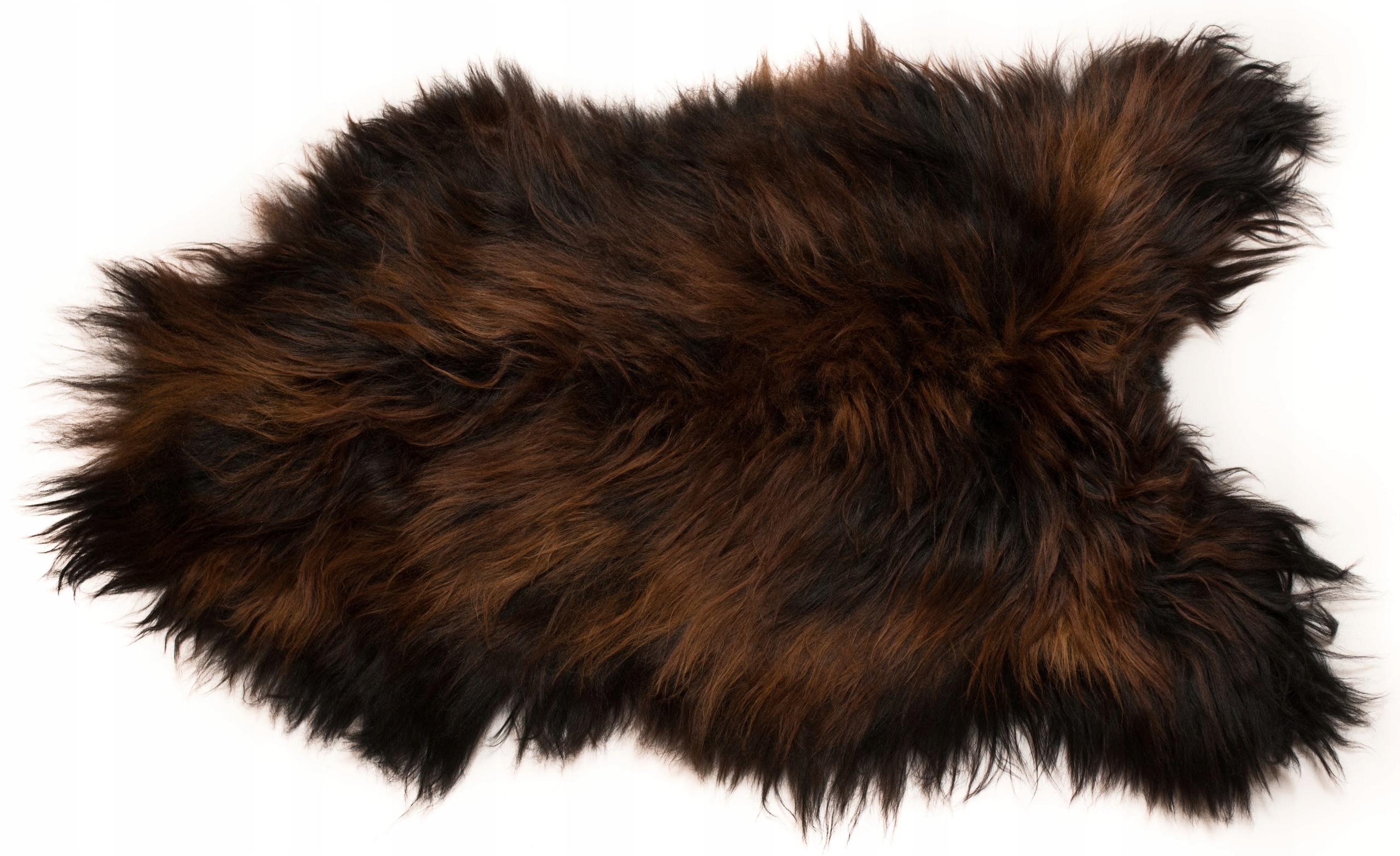 Koža Koberec Ohnivá Čierna Ovčia Koža Islandská XL Prírodná