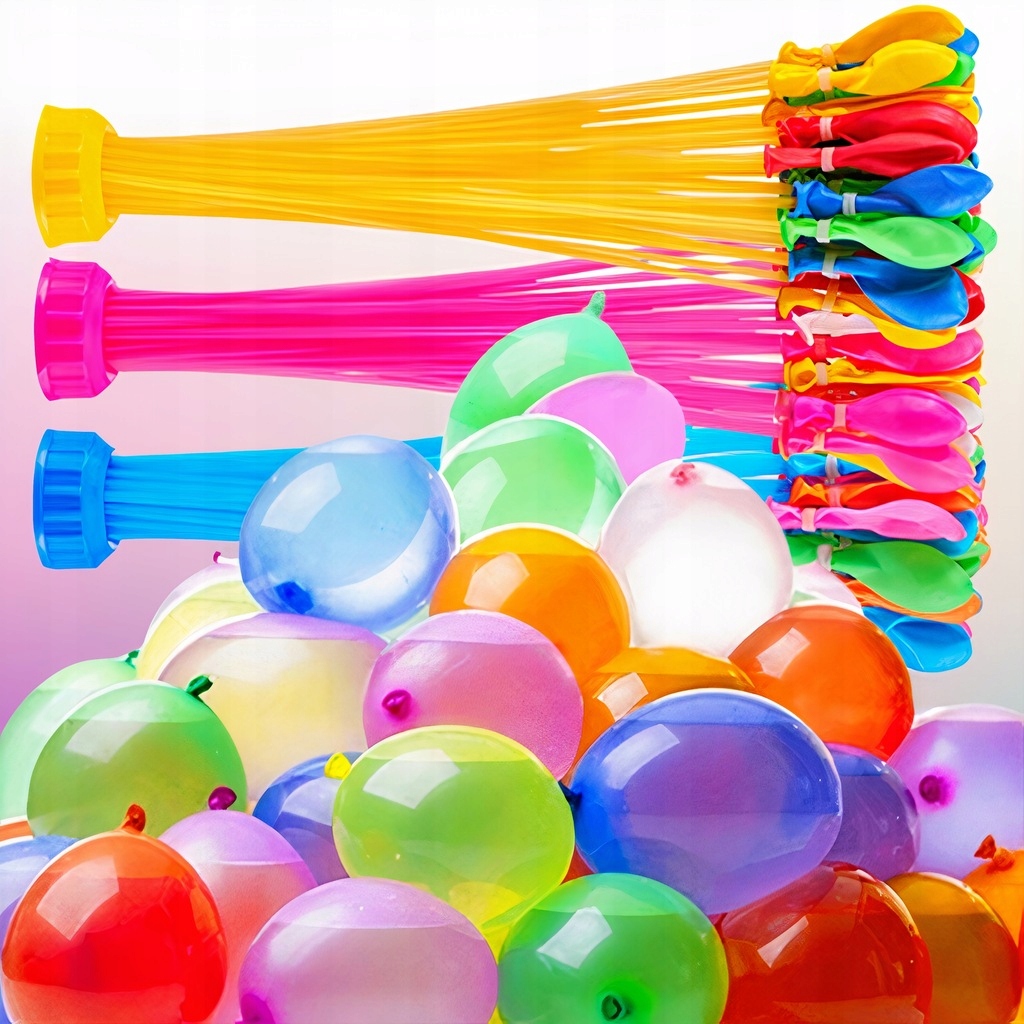 BOMBY WODNE BALONY BALONIKI NA WODĘ AUTOMATYCZNE ZESTAW 111szt Stan opakowania oryginalne