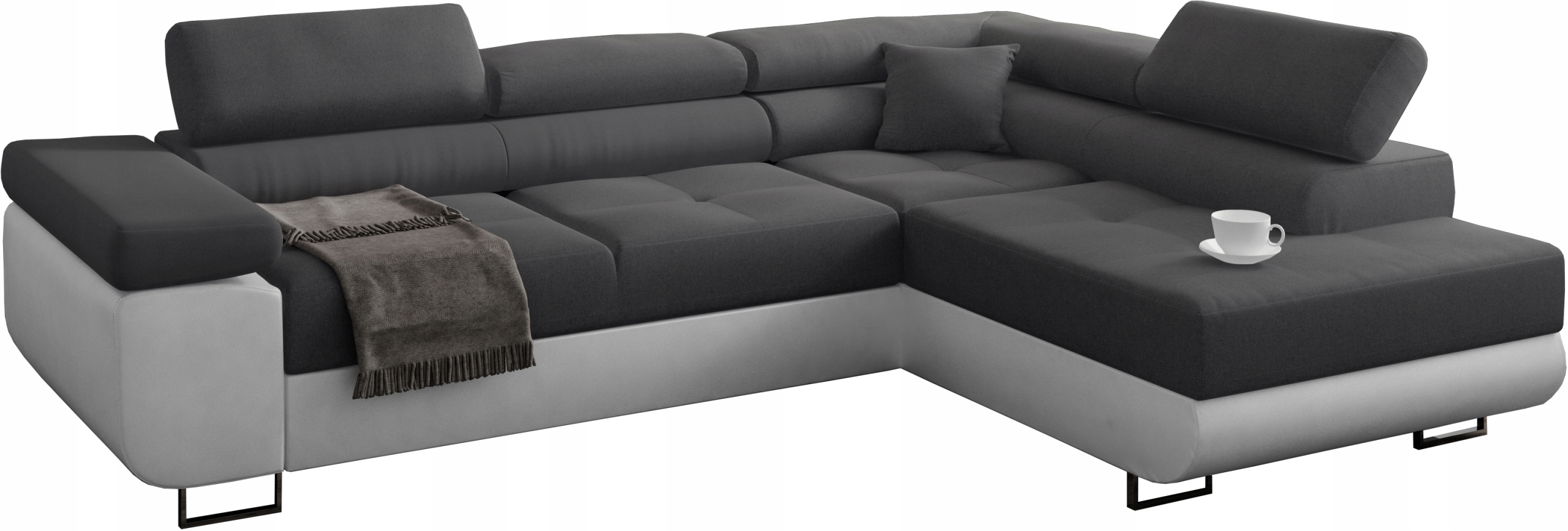 Narożnik MIAMI rogówka RUCHOME ZAGŁÓWKI sofa Kolekcja MIAMI