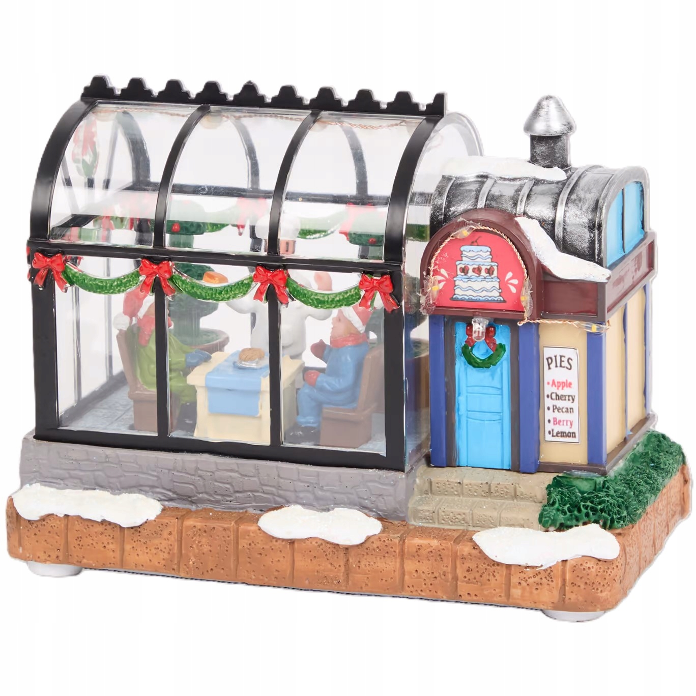 WIOSKA SCENKA ŚWIĄTECZNA Z OŚWIETLENIEM MAGIC LED SZKLARNIA CUKIERNIA Kod producenta 12388