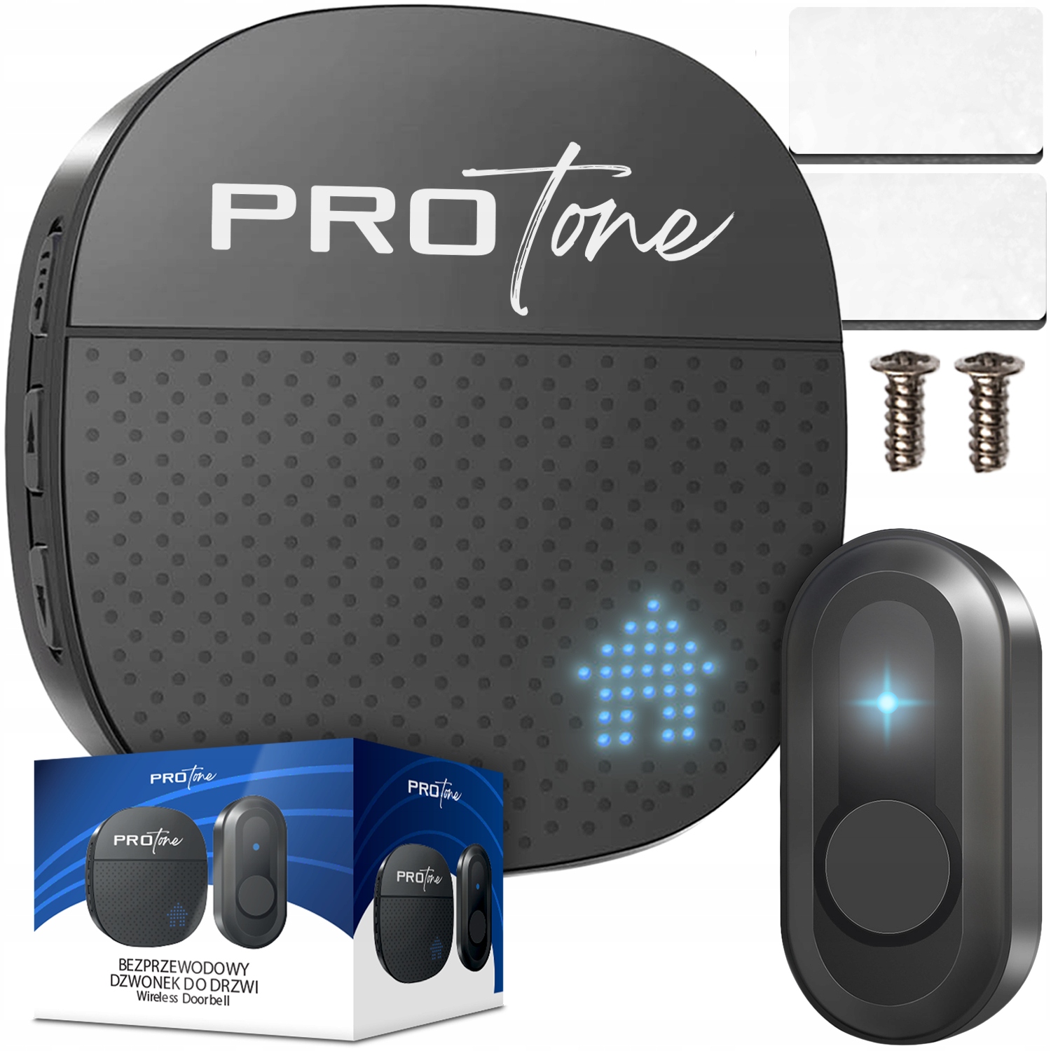 БЕСПРОВОДНОЙ ДВЕРНОЙ ЗВОНОК ВОДОНЕПРОНИЦАЕМЫЙ ОТКРЫТЫЙ ДВЕРНОЙ ЗВОНОК С БАТАРЕЙНЫМ ПИТАНИЕМ