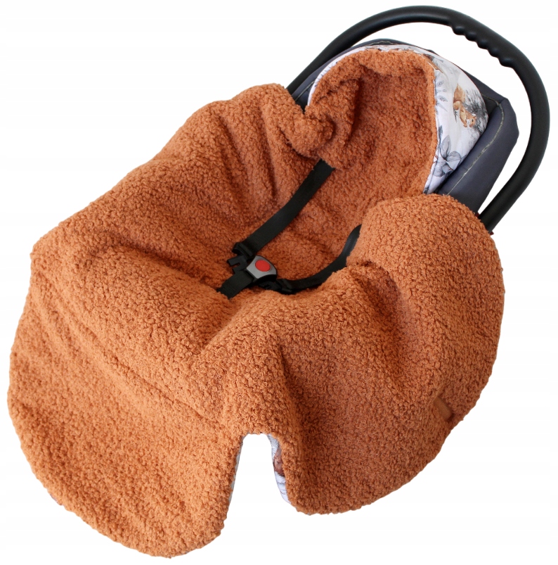 Kocyk otulacz do fotelika nosidełka BARANEK zimowy śpiworek WINTER RUDY Marka Inna marka