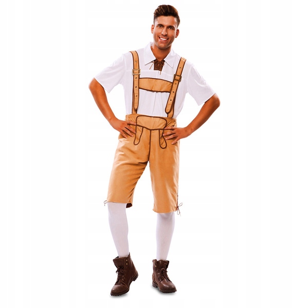 Kostým Bavorský Béžový Převlek Pro Muže Oktoberfest M/L