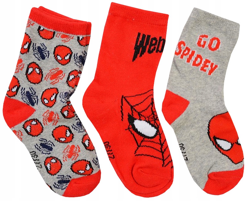 

Spider-man skarpetki chłopięce 3-pak 27/30 R074H