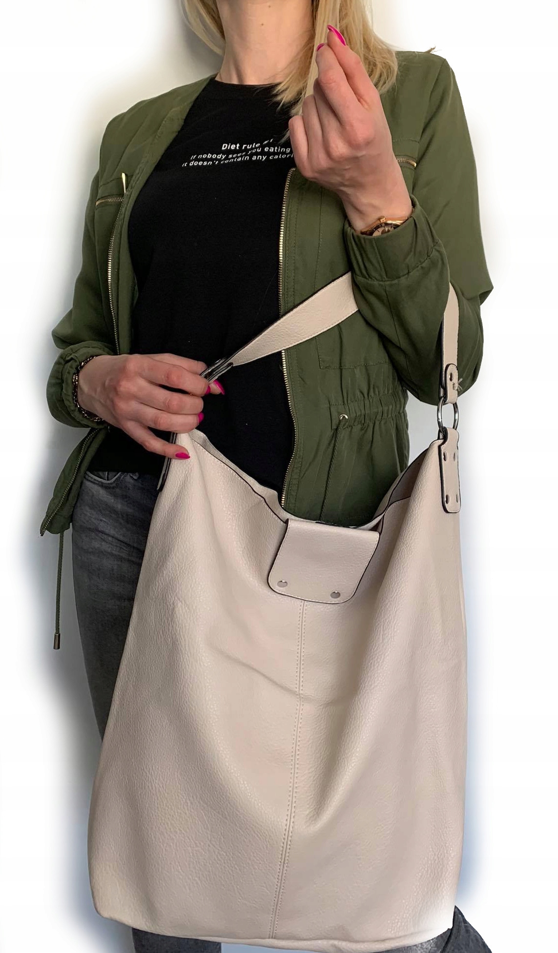 ŚWIETNA TOREBKA WOREK LISTONOSZKA Xl