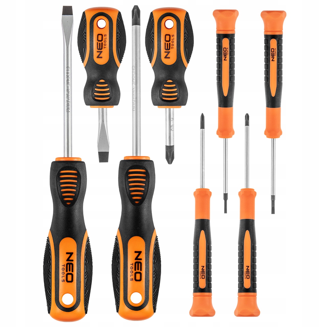

Wkrętaki Ph Płaskie Zestaw 8 szt. 04-194 Neo Tools