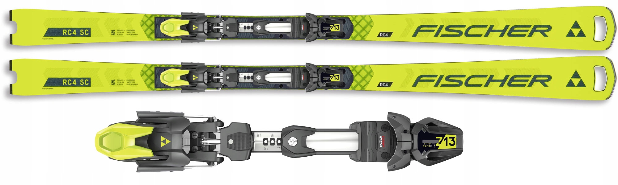 Fischer 2025 Narty Slalomowe RC4 Wc Sc Pro Mp RC4 Z13 Freeflex A06623 160
