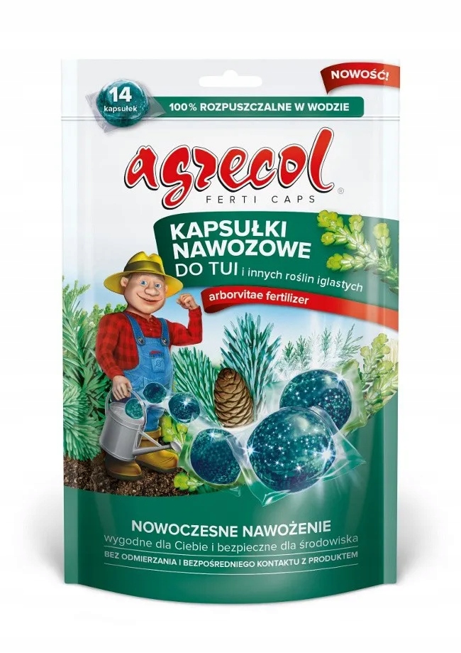 

Agrecol Nawóz do tui w kapsułkach, 14 sztuk
