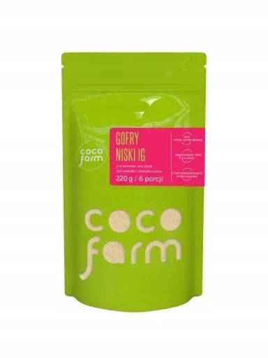 Levně 2x Nízké Ig vafle Coco Farm, 220 g