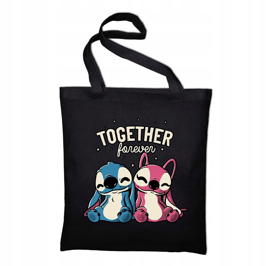 

Torba Eco Czarna Na zakupy Lilo i Stich 05