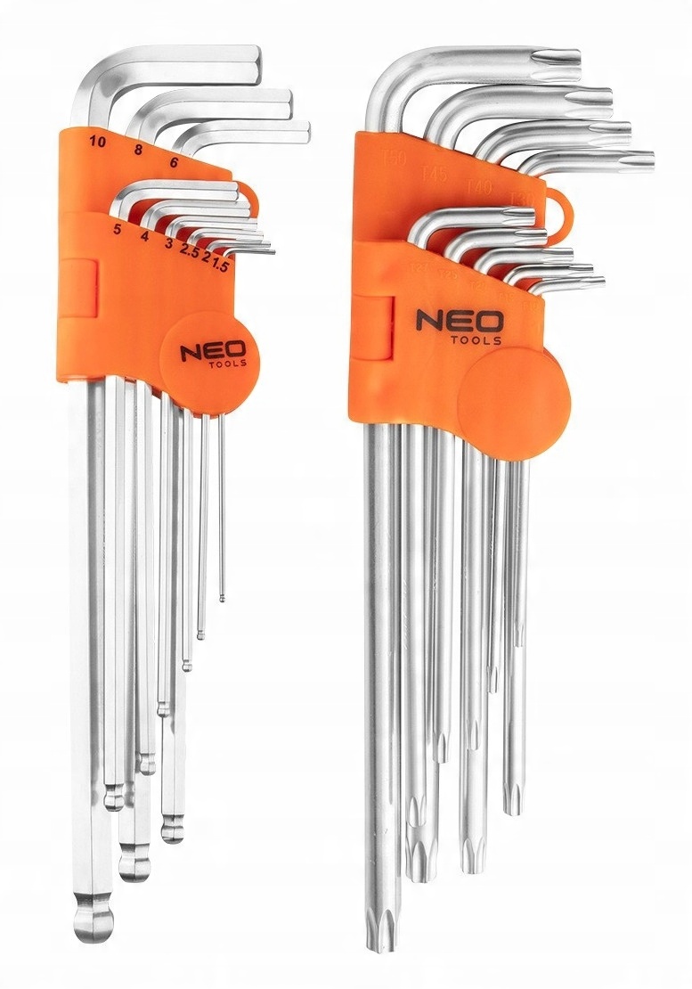 

Neo Klucze Sześciokątne Imbus Hex Torx 18el Długie