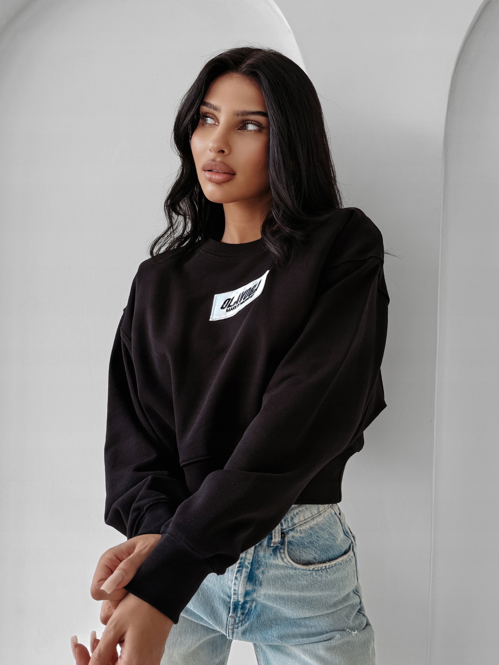 Mikina Cinnamon Haze O La Voga Černá L