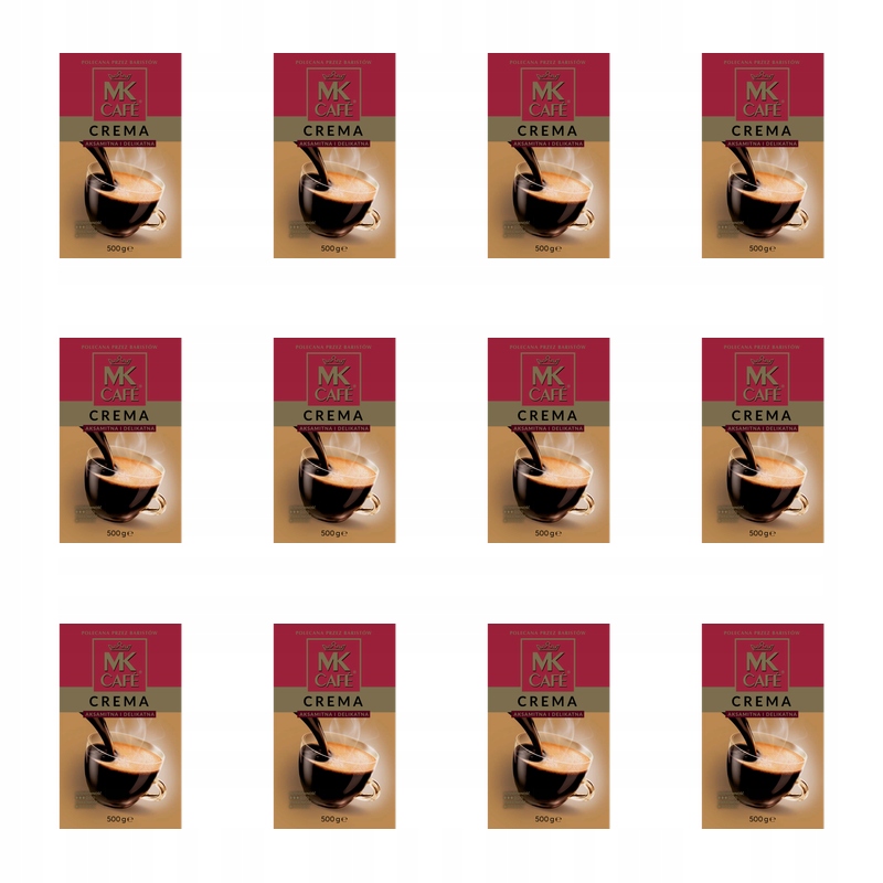 Mletá káva Mk Cafe Crema 500 g vac X12
