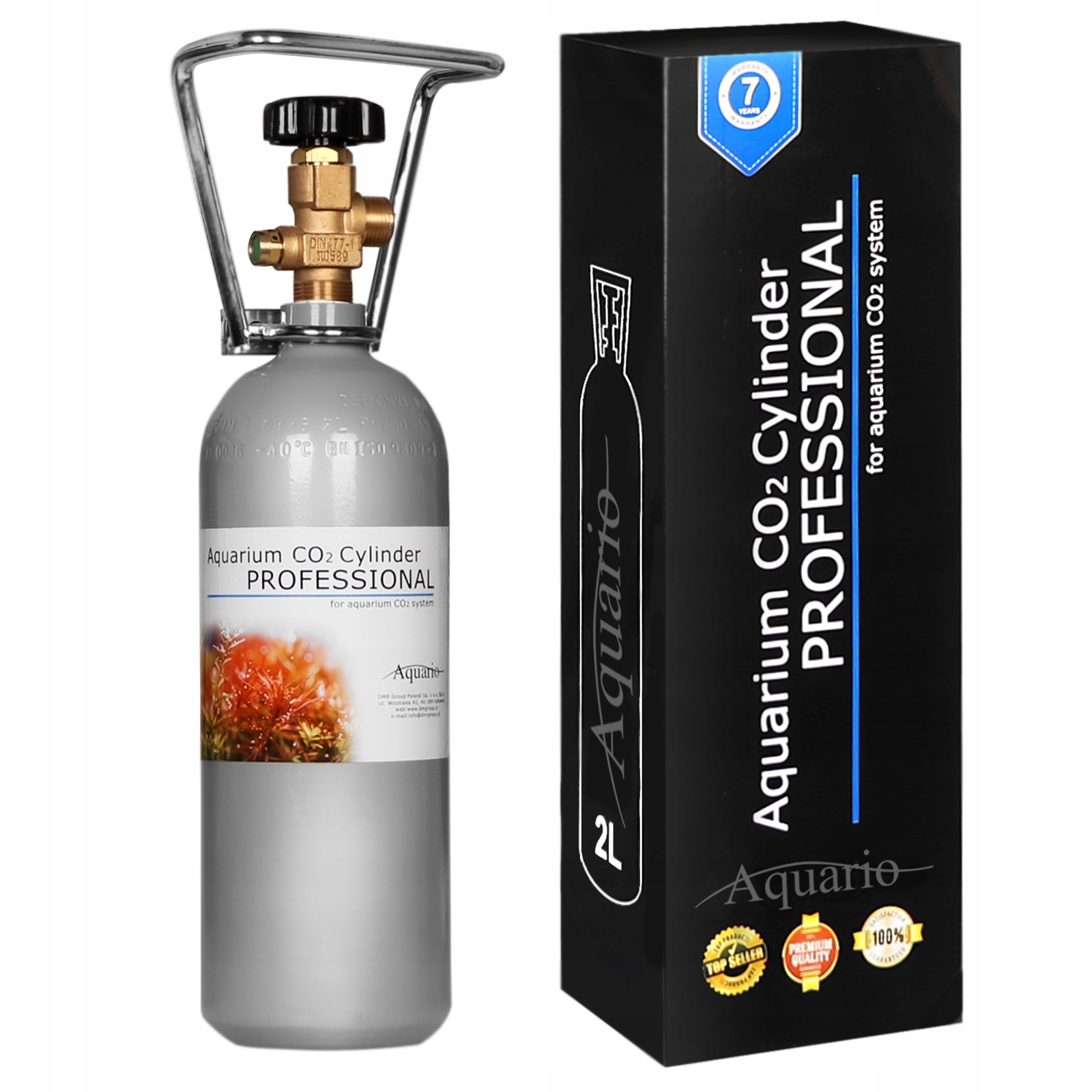

Butla CO2 2L 47CM Do Akwarium Nowa Z Zaworem Olx