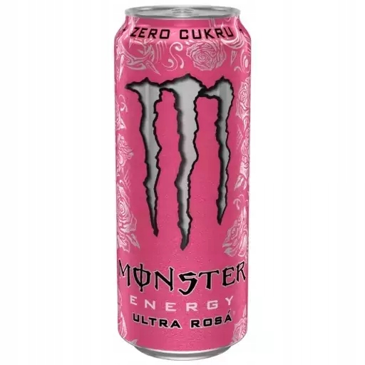 12 Sztuk Monster Ultra Rose 0,5L Napój Energetyk Puszka Różowa