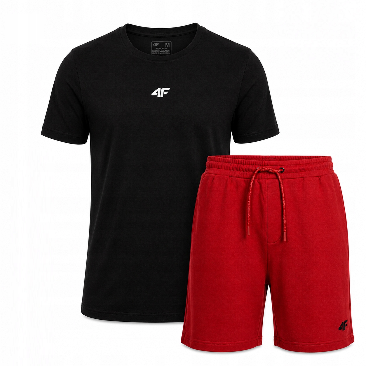 Komplet 4F Pánské Tričko Kraťasy Sportovní Set Pro Každodenní Nošení M SS26