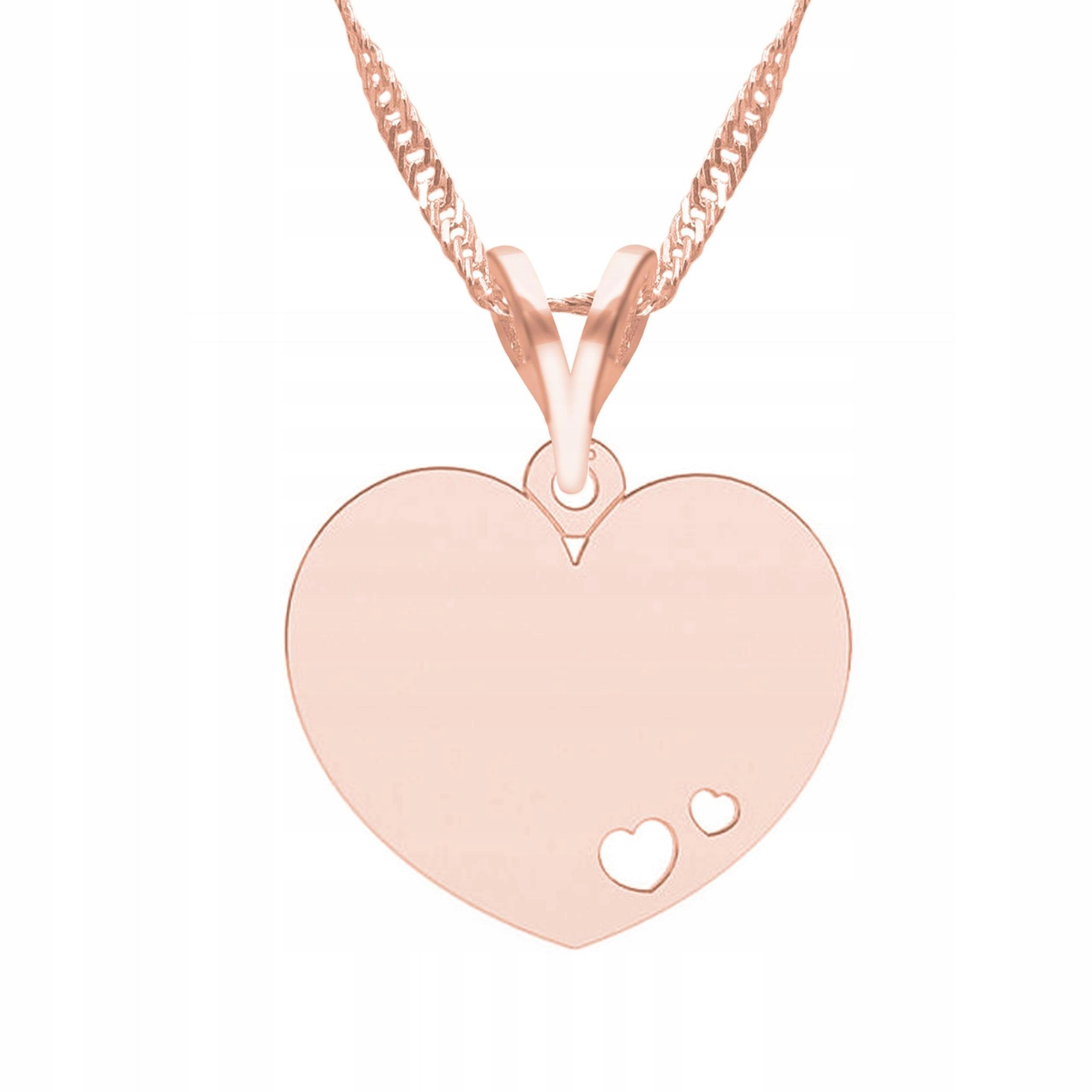 Náhrdelník Pozlacený Srdce Láska se srdcem Srdce Srdíčko Láska Stříbro 925