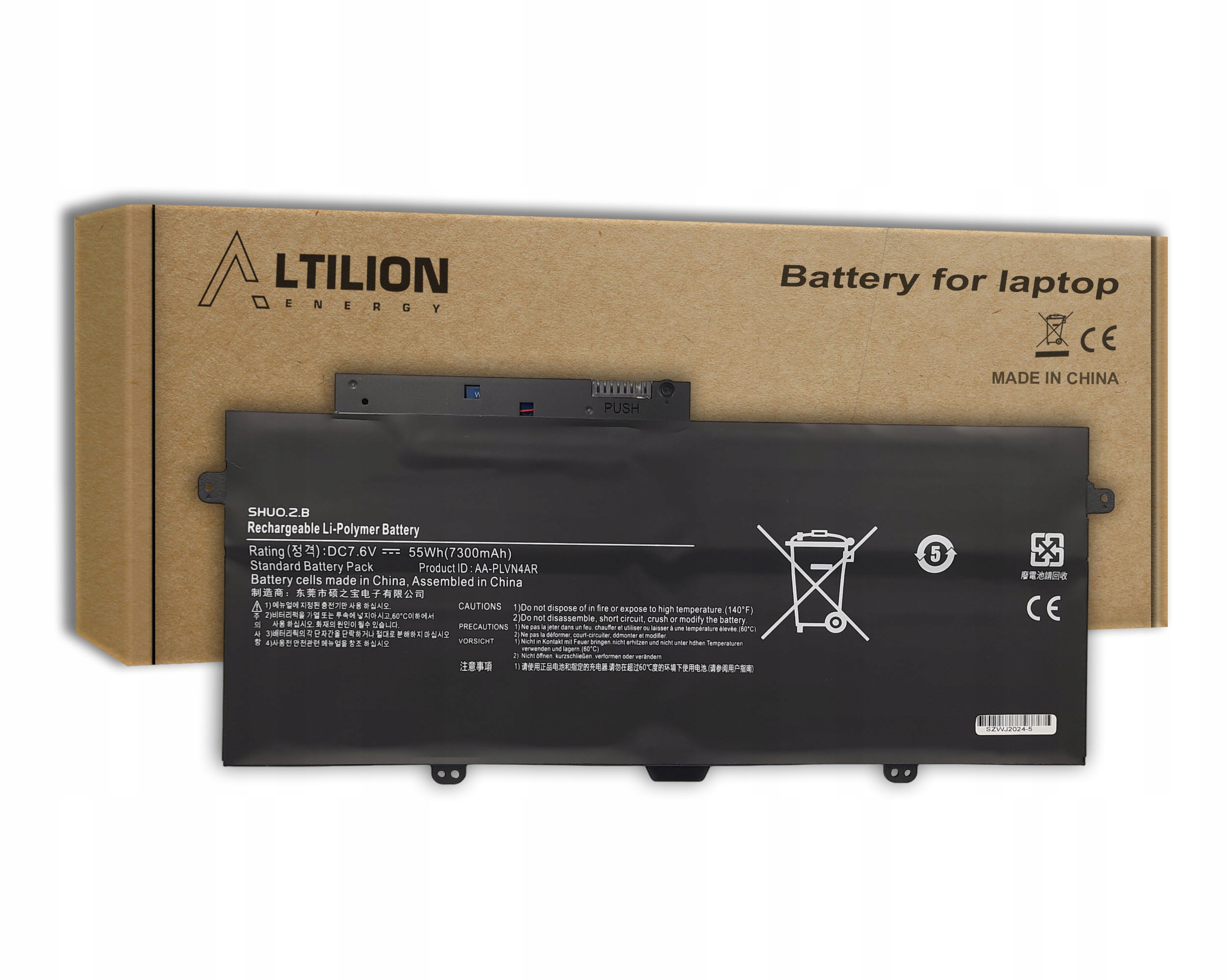 Baterie Altilion Energy AA-PLVN4AR kompatibilní s Samsungem