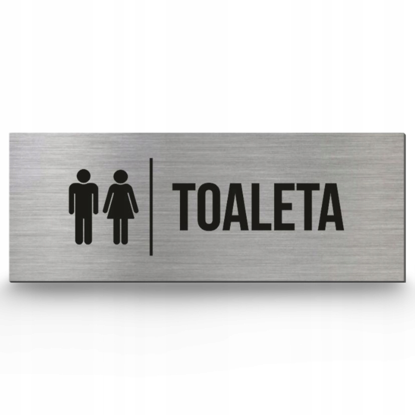 TABLICZKA TOALETA WC INFORMACYJNA NA DRZWI DIBOND 3MM PIKTOGRAM TABLICA 10