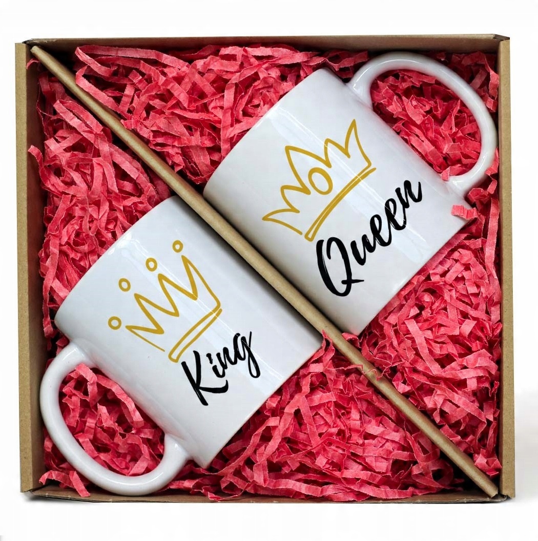 

na Walentynki zestaw kubków King i Queen