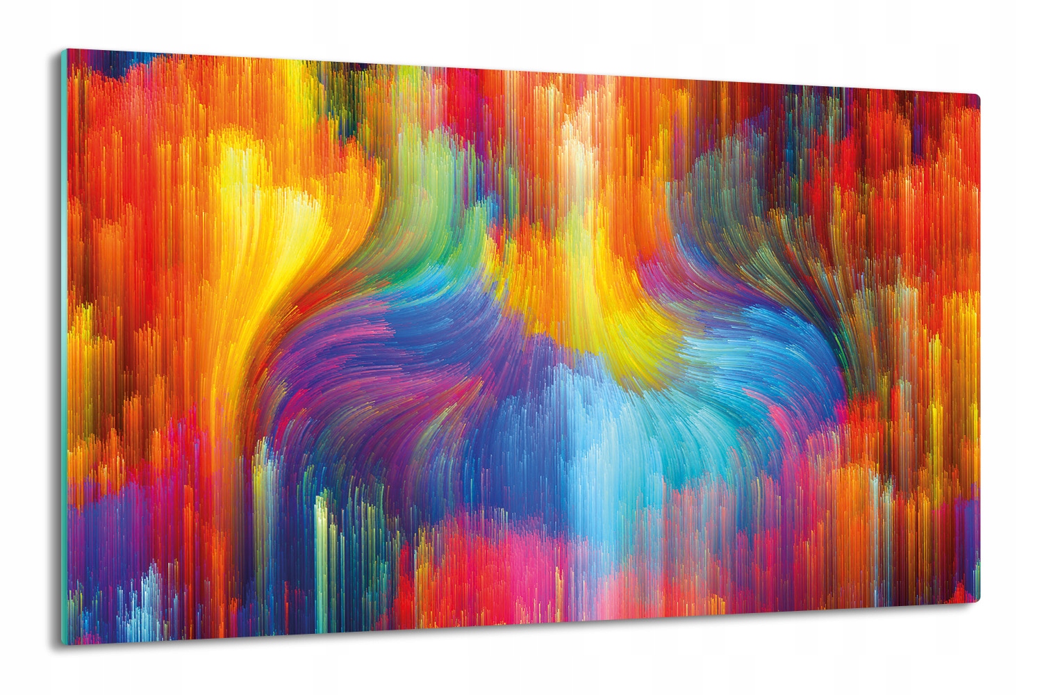 tisková deska splashback 80x52 ze skla Vír barev