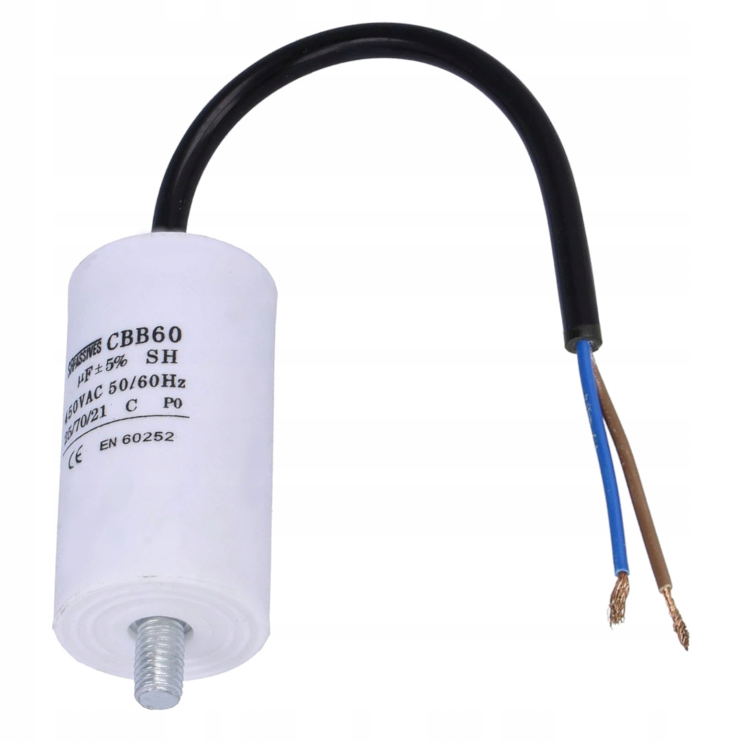 

Kondensator silnikowy Rozruchowy Pracy 16uF 450V
