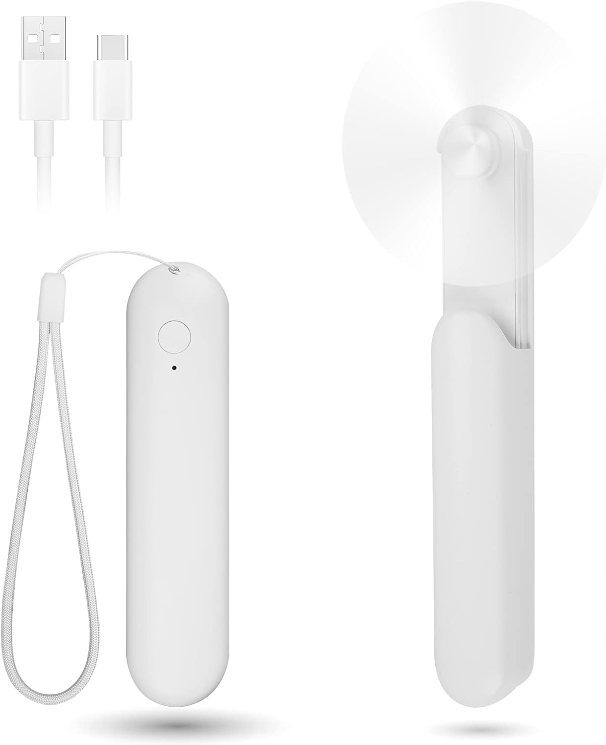 Přenosný mini-ventilátor Venforze, bílý