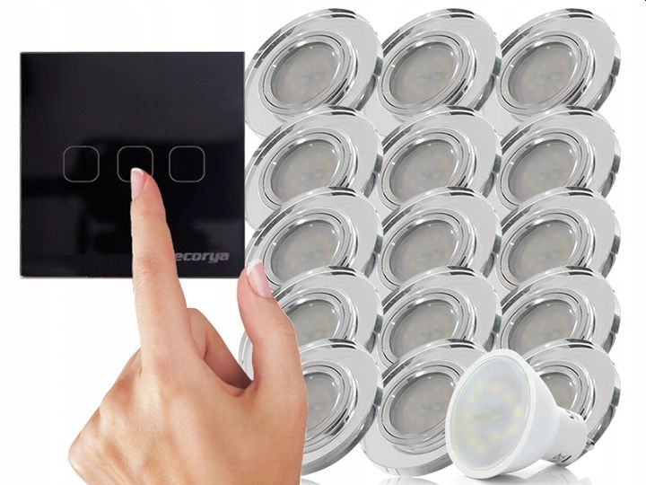 

Zestaw Halogen 15x Taśma Led +potrójny Włącznik