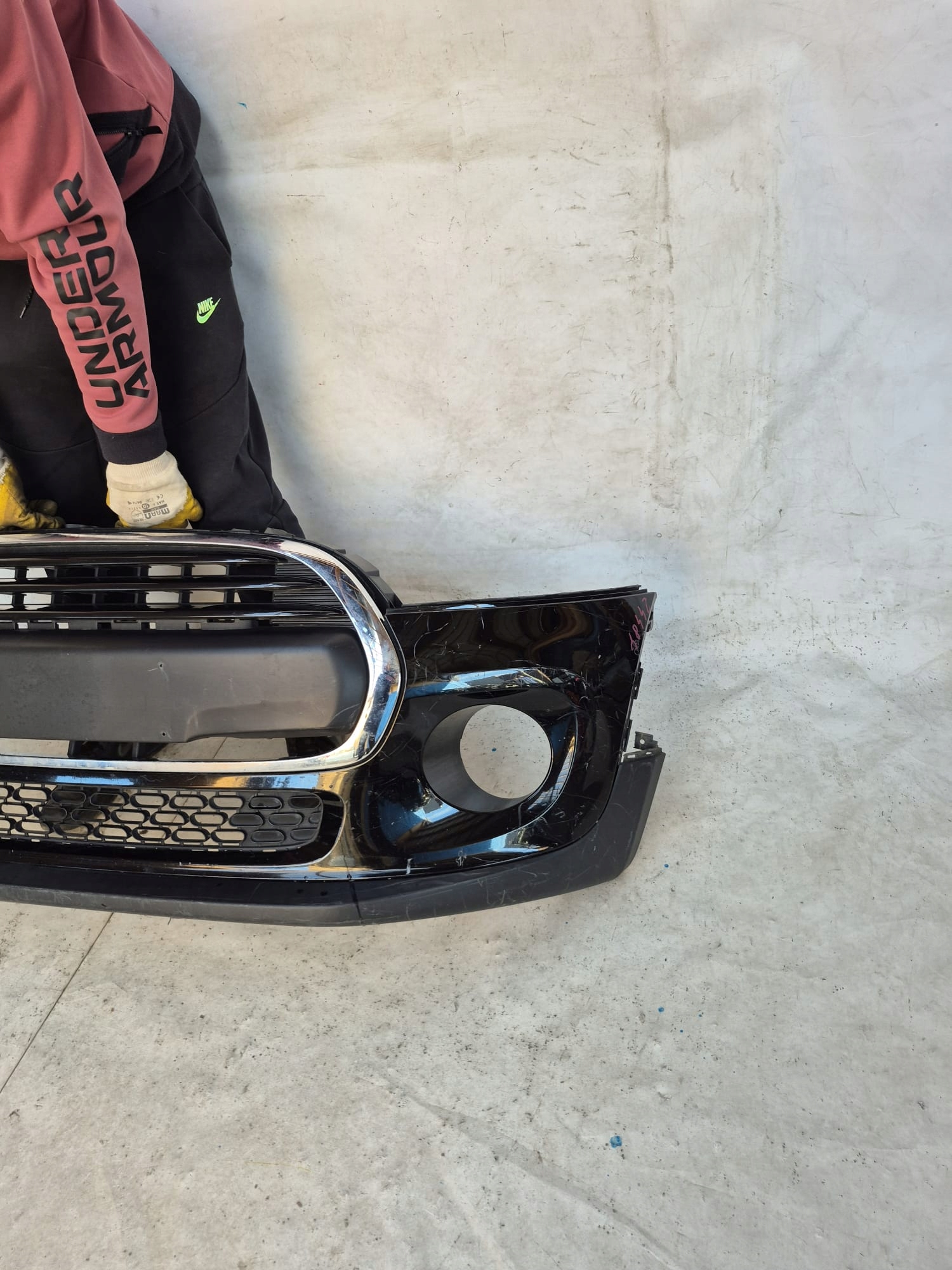 MINI COOPER F56 14- bumper front front grill grid 7317969