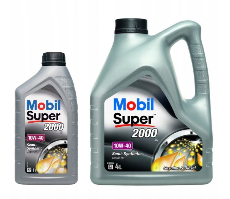 Olej silnikowy półsyntetyczny Mobil 2000 X1 5L 10W-40-Zdjęcie-0