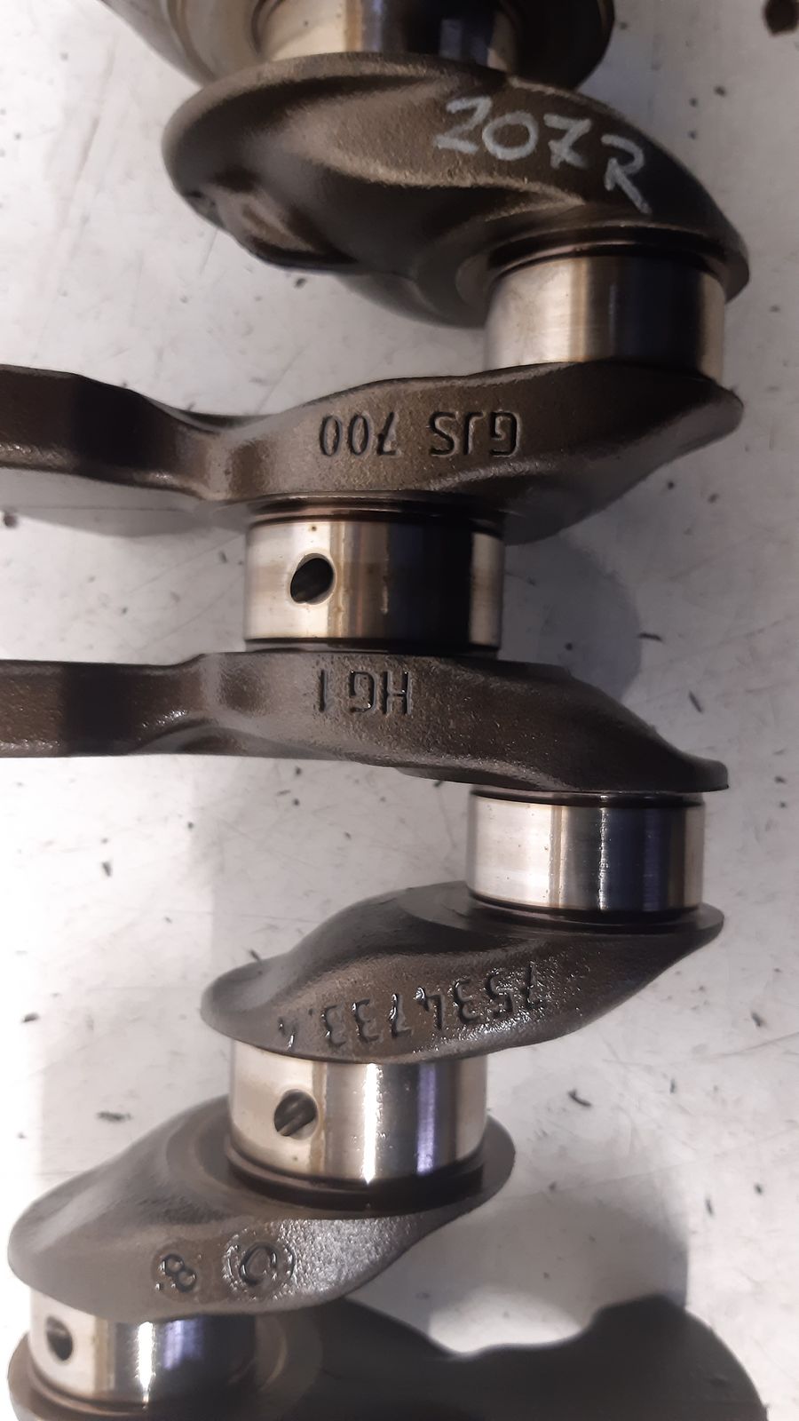 crank nominal Peugeot 207 SW 1,6 VTI
