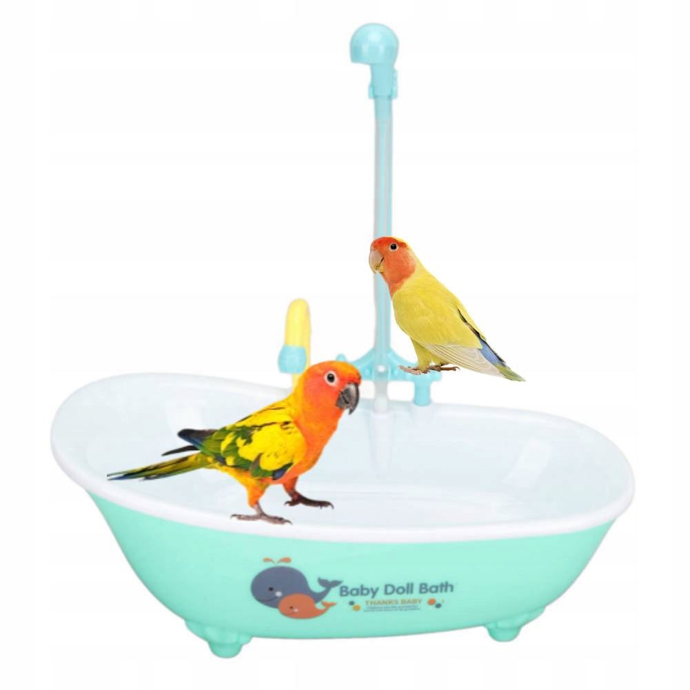 AUTOMATYCZNY BASEN KĄPIELOWY KĄPIELÓWKA DO KĄPIELI PAPUGI PTAKÓW PAPUG