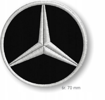 

Naszywka termo Naszywki Mercedes Benz haft 7x7cm