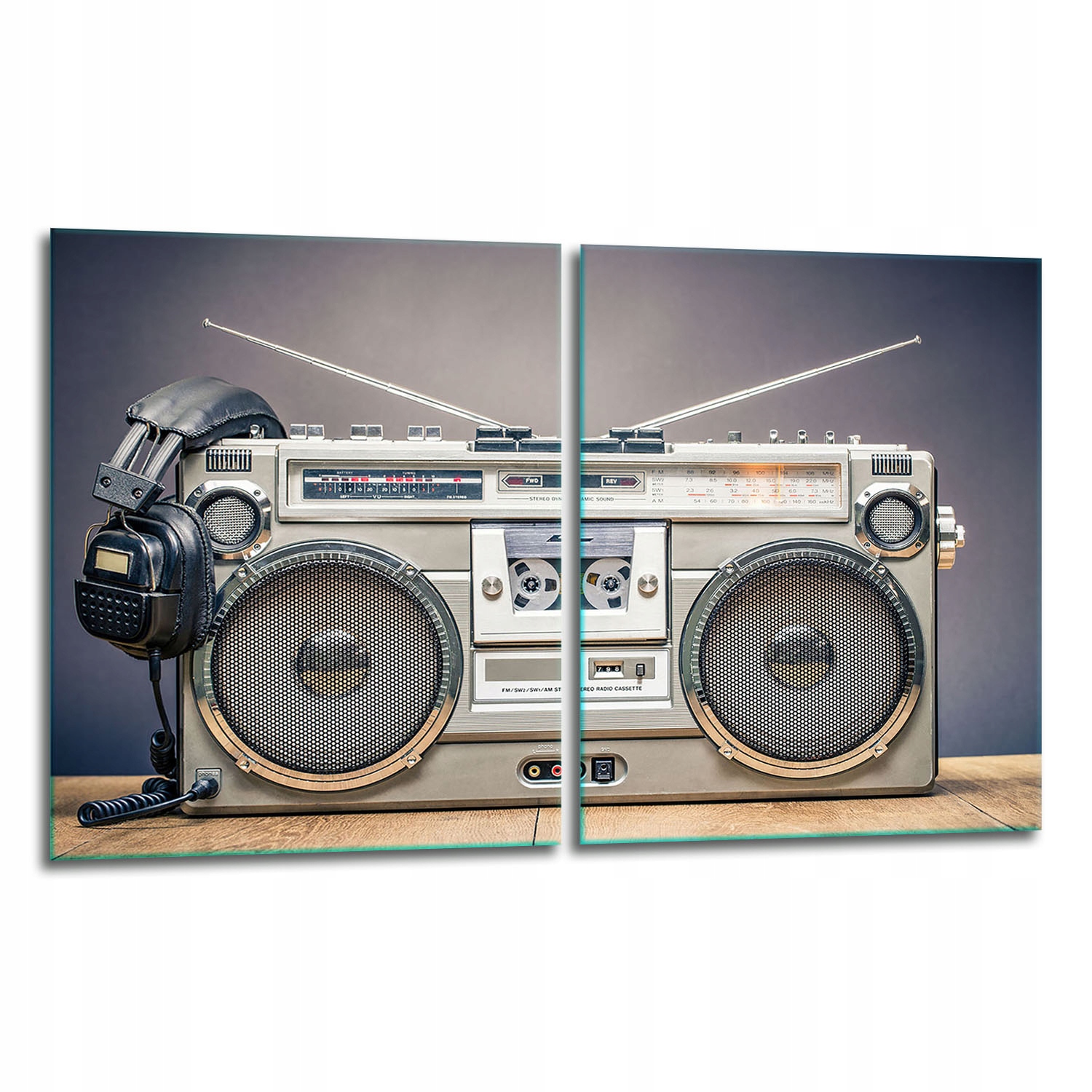 7v1 2x Ochranná Skleněná Deska Na Sporák 40x52 Rádio