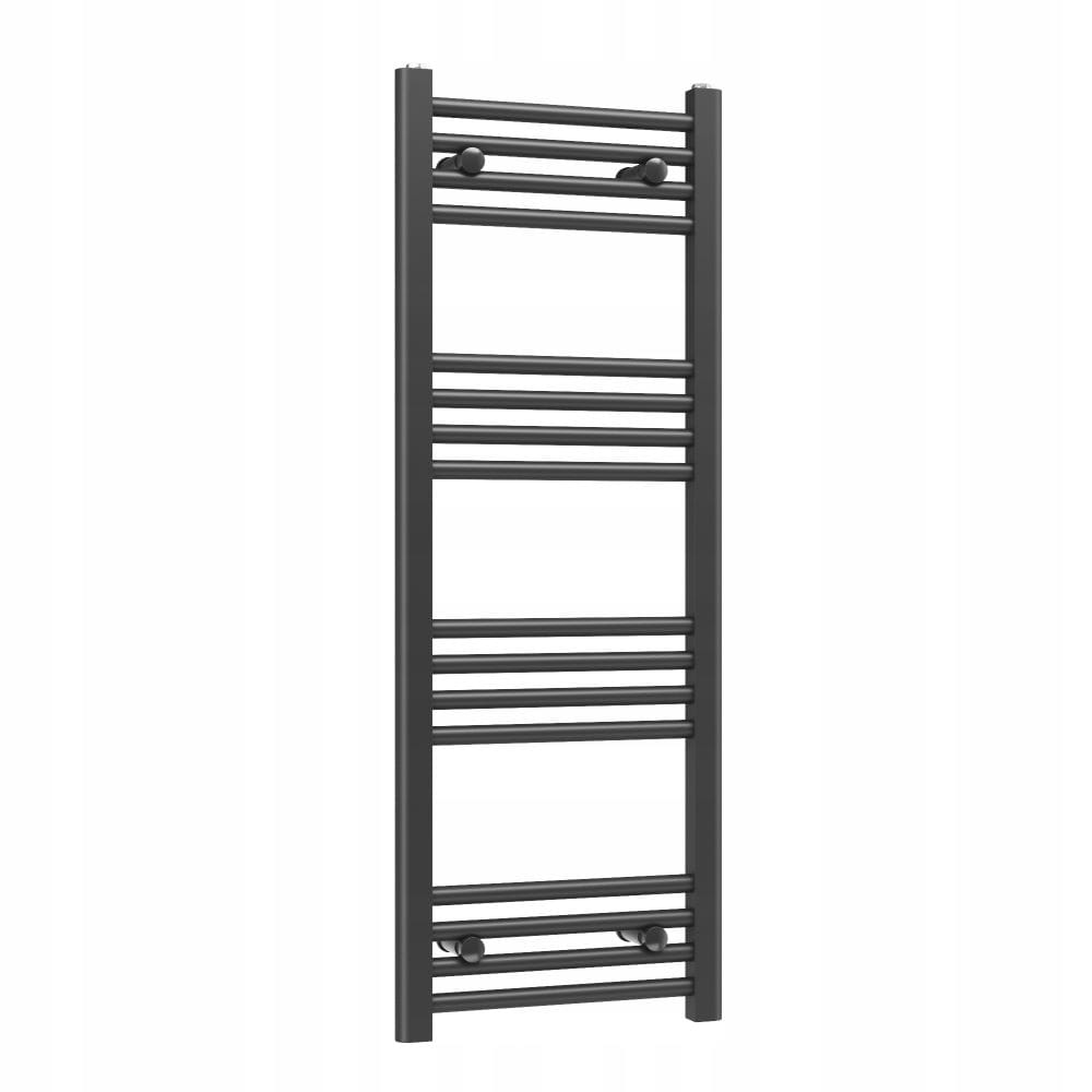 Ohřívač Basic 40x110 cm černý koupelnový žebříkový radiátor Gamma