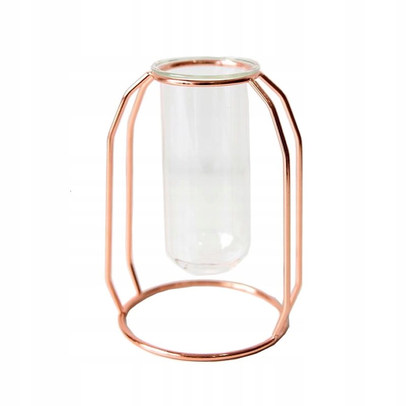 Wazon hydroponiczny, skandynawski Rose Gold 15cm