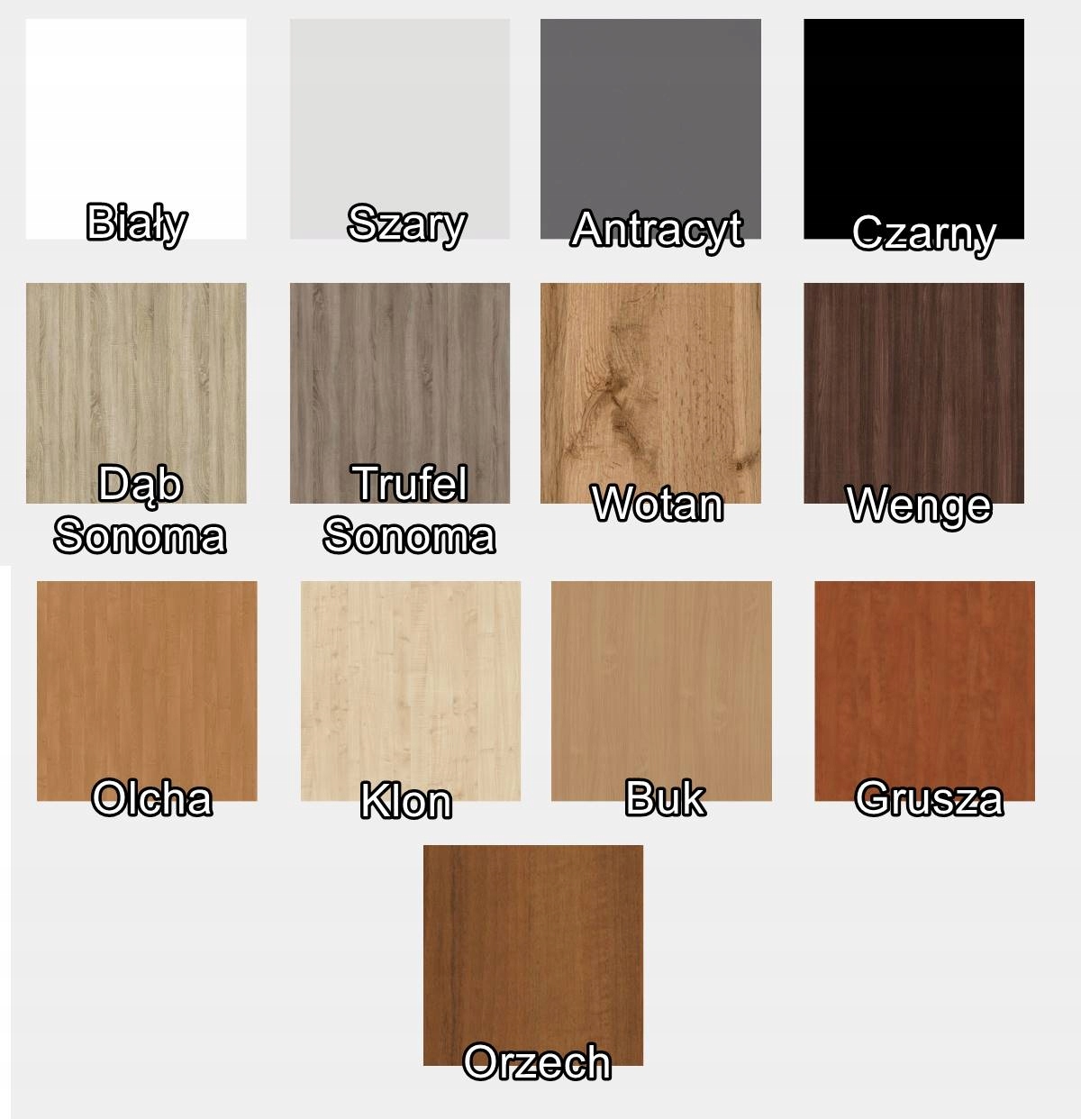 Wieszak na ubrania PRZEDPOKÓJ GARDEROBA 8 kolorów Szerokość mebla 60 cm