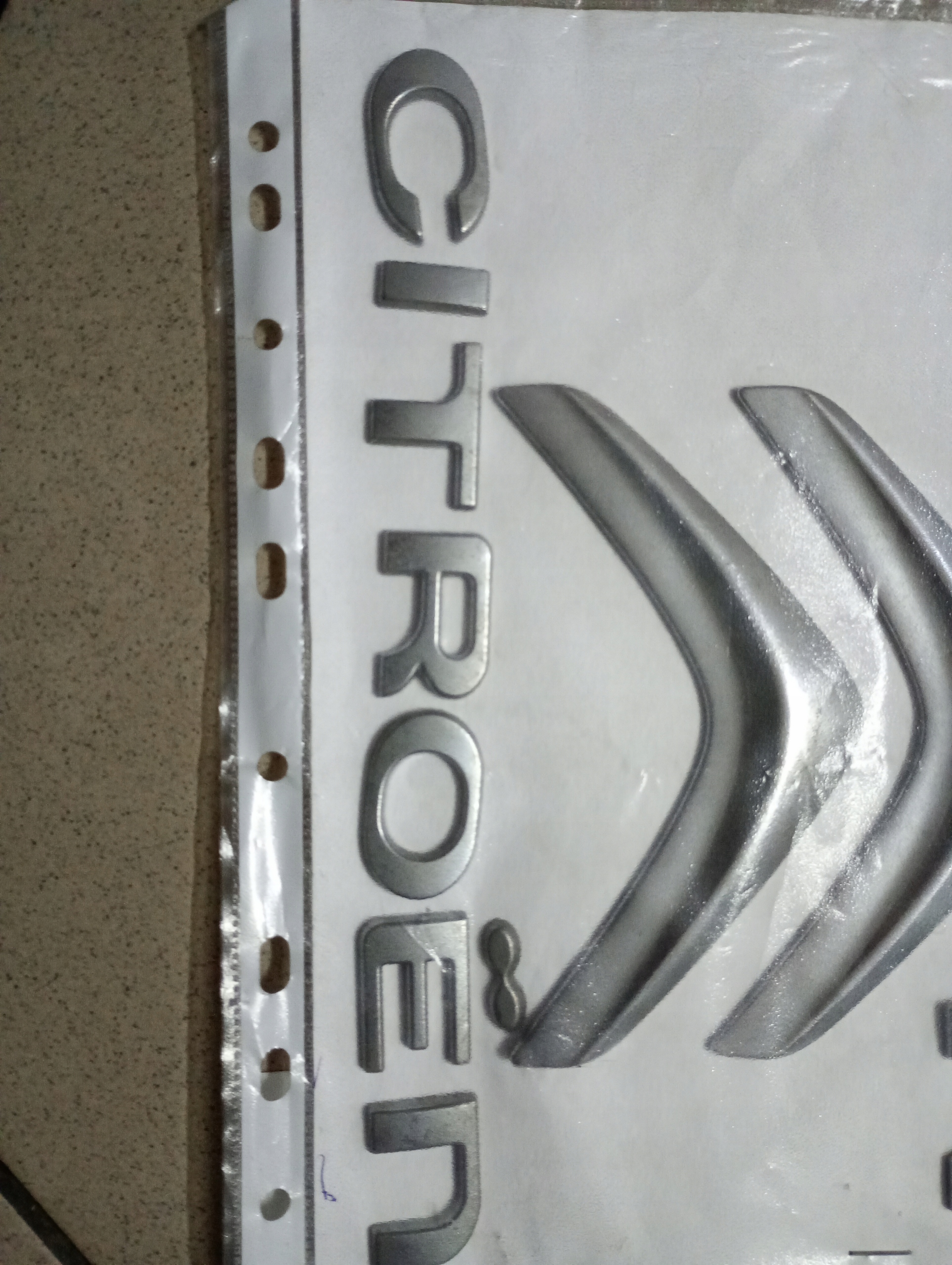 NAPIS I EMBLEMAT DRZWI TYLNE CITROEN DO CITROEN JUMPER (2014-24) Marka Citroen