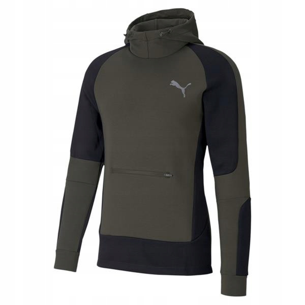 Pánská mikina Puma 58346570 Evostripe Zelená XL