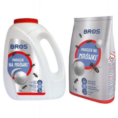 Bros Proszek na Mrówki Zestaw 2kg Skuteczny Środek na Gniazda Owadów