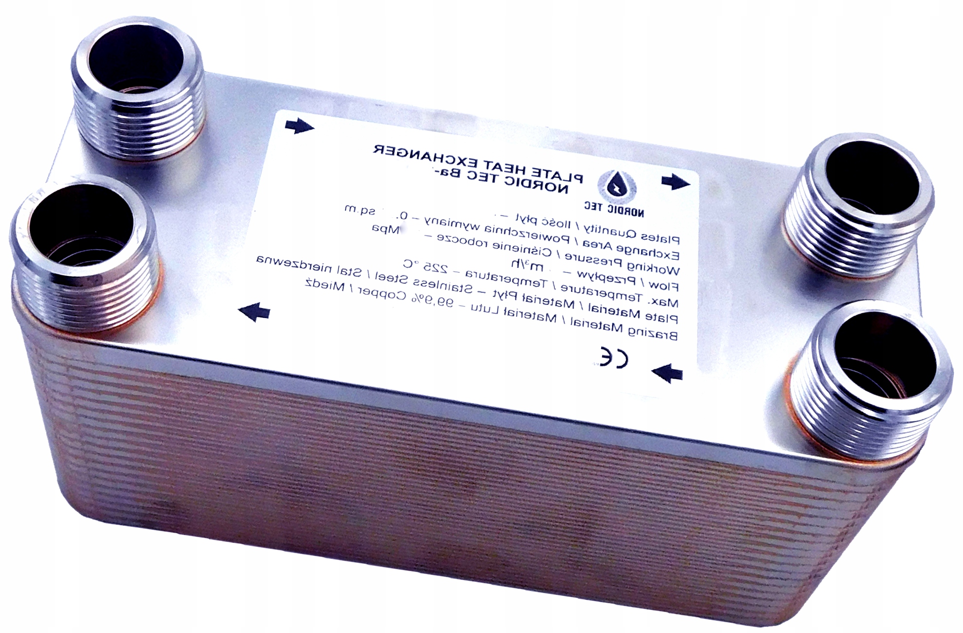 Výměník tepla Nordic Tec 40 kW 32-deskový 1''