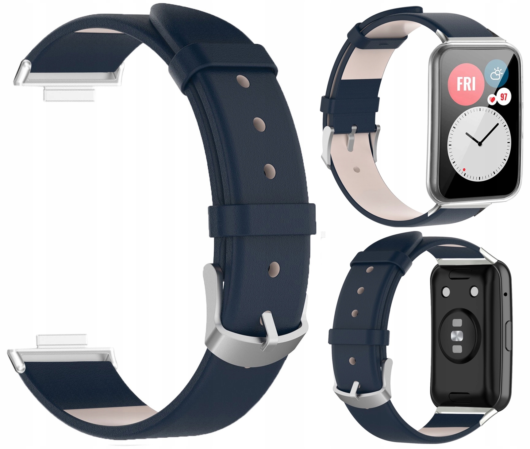 

Skórzany Pasek Opaska Do Huawei Watch Fit 2